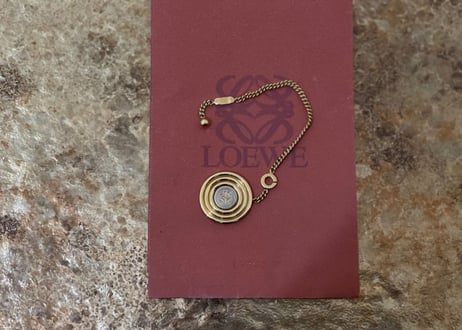loewe vintage logo charm