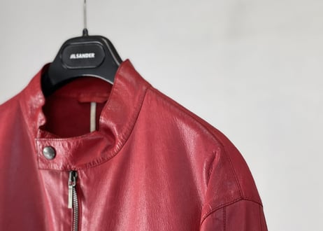 jilsander leather jacket