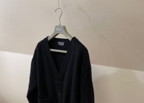 christian dior black cardigan