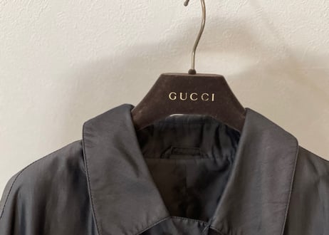 gucci silk long coat
