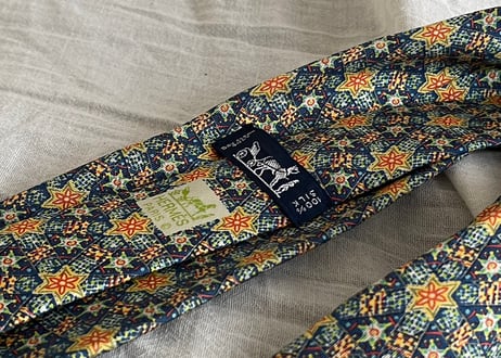 hermes neck tie #4