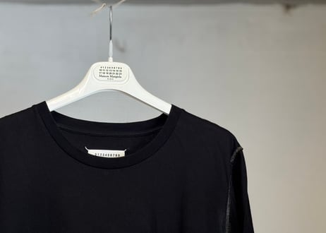 maison margiela inside out tops black