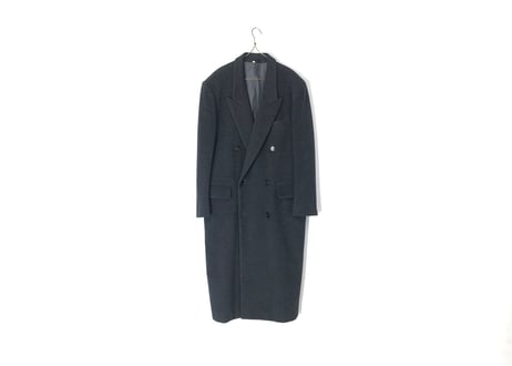 80-90s yves saint laurent  double chesterfield coat