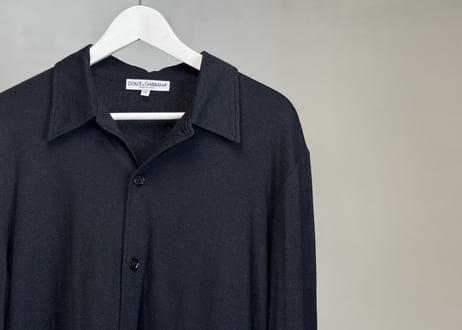 dolce&gabbana zip wool shirt