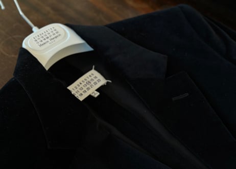 maison margiela velvet jacket