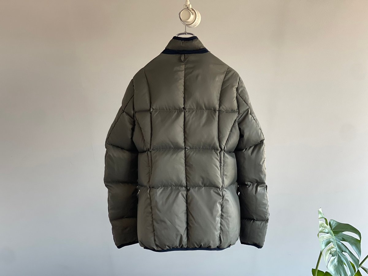 青山kolor Ester-Net Down Jacket navy リバーシブル