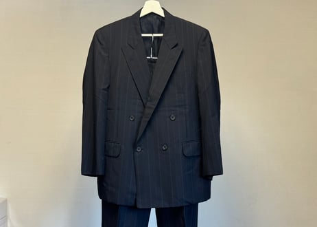burberry stripe double set up suit