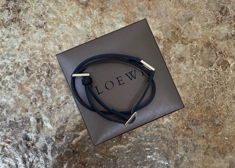loewe leather bracelet