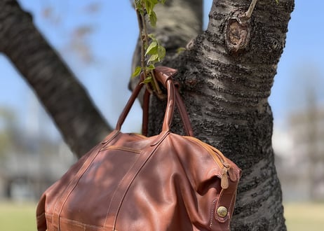 old coach leather bag
