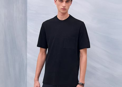 hermes 2025ss "H logo" pocket  tops