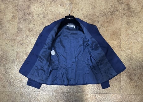 salvatore ferragamo silk jacket