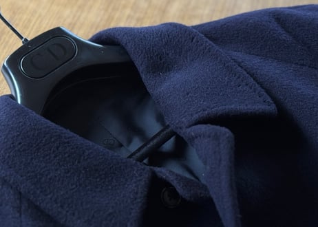 dior balmacaan coat