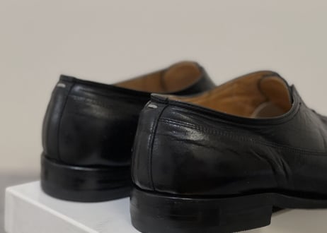 maison margiela 2000s leather dress shose