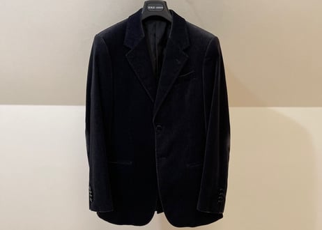 enporio armani corduroy set up suit