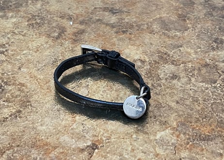 prada leather bracelet