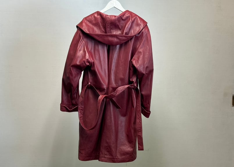 balenciaga leather coat | weekend tokyo 