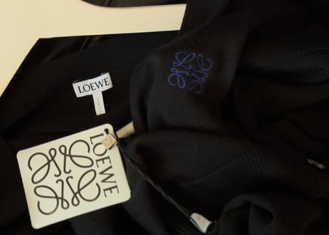 loewe 2024ss anagram cardigan dead stock