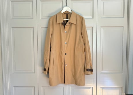 valentino "ゴム引き" coat