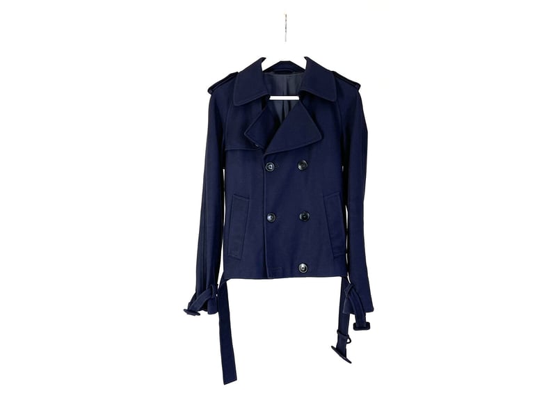 maison margiela short trench coat | weekend tokyo