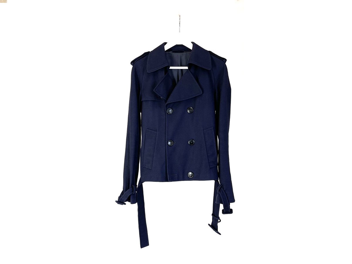 maison margiela short trench coat | weekend tokyo