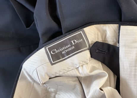 90s christian dior wide trousers