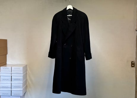 pure cashmere double long coat
