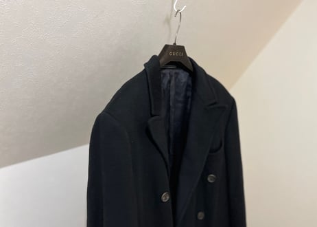 gucci double chesterfield coat
