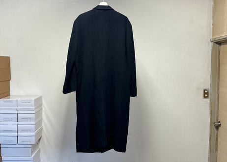 yves saint laurent double long coat