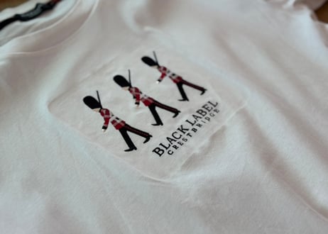 black label crestbridge london soldiers tops