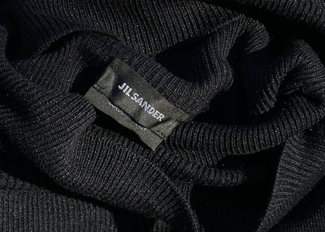 jilsander turtle neck silk knit