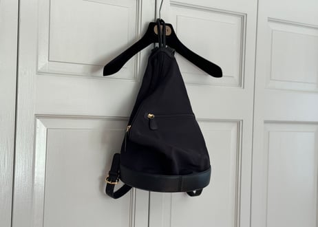 loewe "anton" bag nylon × leather