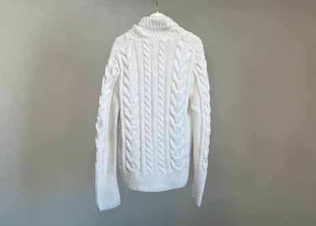 maison margiela replica 1940s aran jacket