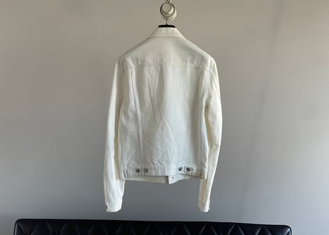 jilsander white denim jacket