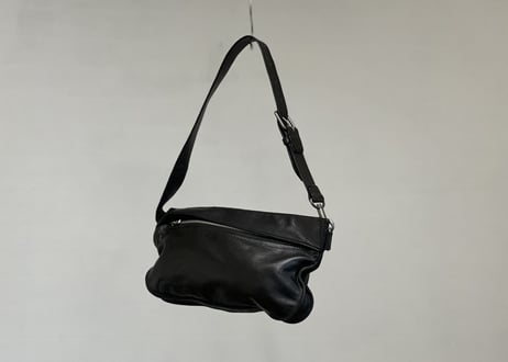 issey miyake leather shoulder bag