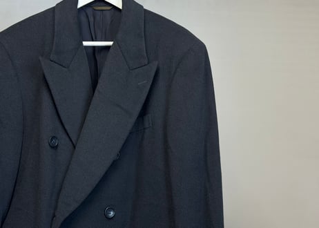 cashmere double long coat #O