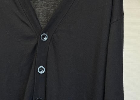 maison margiela black cardigan