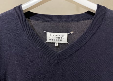 maison margiela elbow patch knit