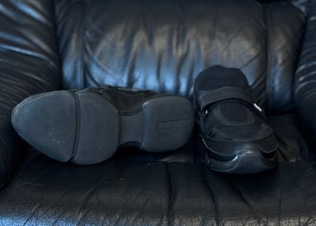 prada logo velcro shose