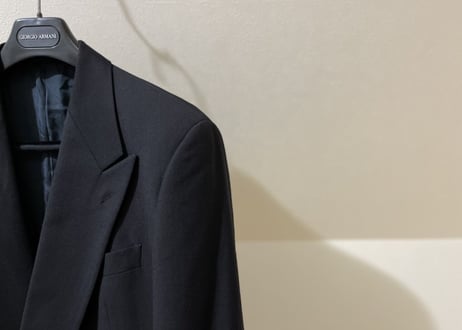 giorgio armani double setup suit