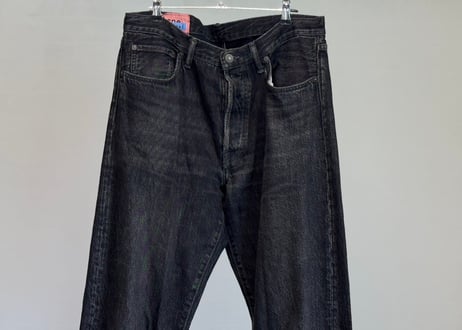 acne studios full length black denim