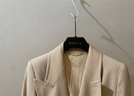 gucci double long coat