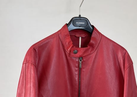 jilsander leather jacket