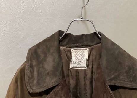 loewe leather coat