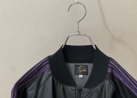 needles fake leather blouson jacket
