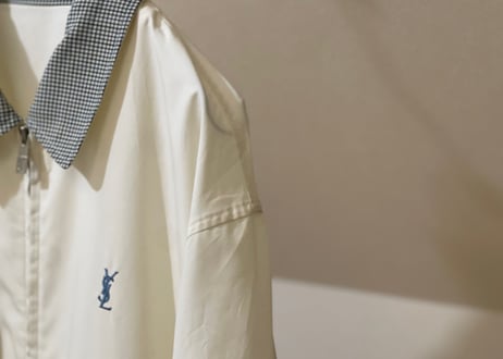 yves saint laurent blouson white