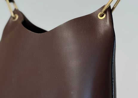 gucci leather bamboo one shoulder bag