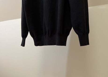 hermes 2020aw "H" logo knit black