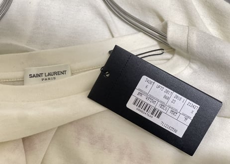 saint laurent 2018ss tops dead stock