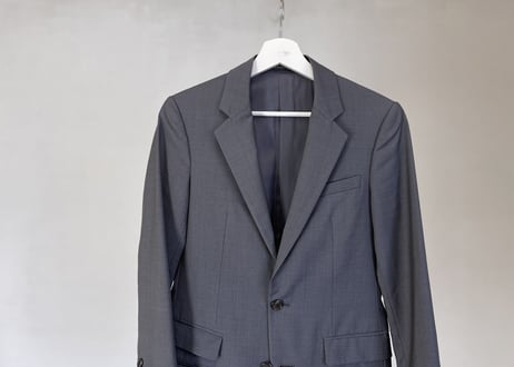 wooyoungmi purple grey set up suit