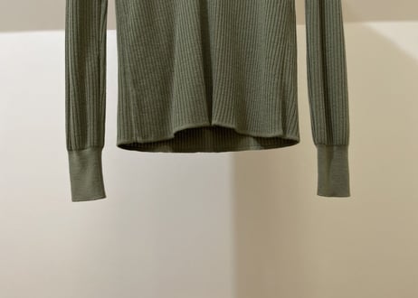 jilsander + quarter zip knit dead stock